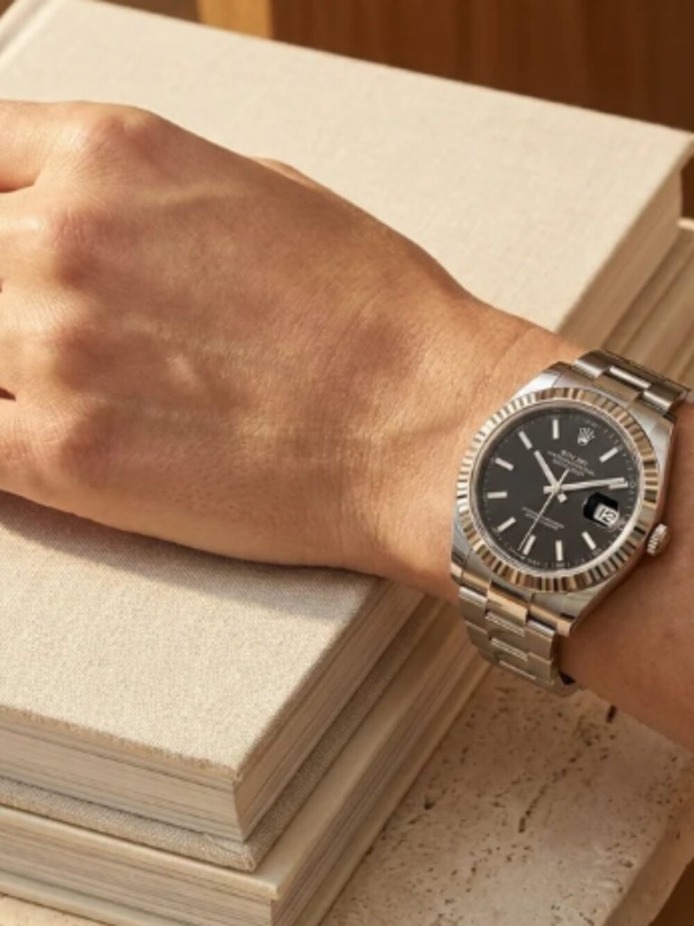 18K Rolex Men's Oyster Perpetual Datejust 41mm Watch